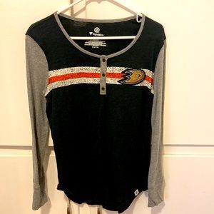 Anaheim Ducks Hockey M Long Sleeve Shirt Fanatics